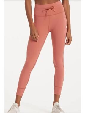 VUORI Daily Legging High Rise Drawstring Rust Pants Medium Mint Condition